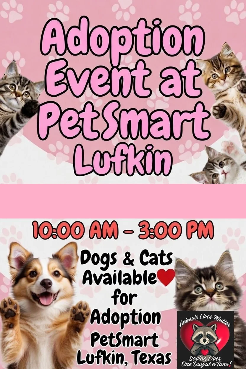 Adoption Event Petsmart Lufkin