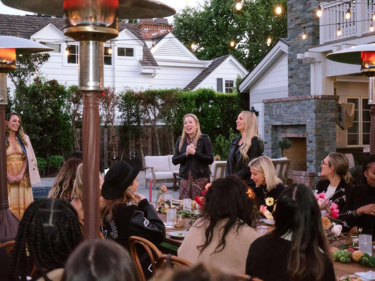 female founder collective founder and funders dinner shot by raya carlisle 