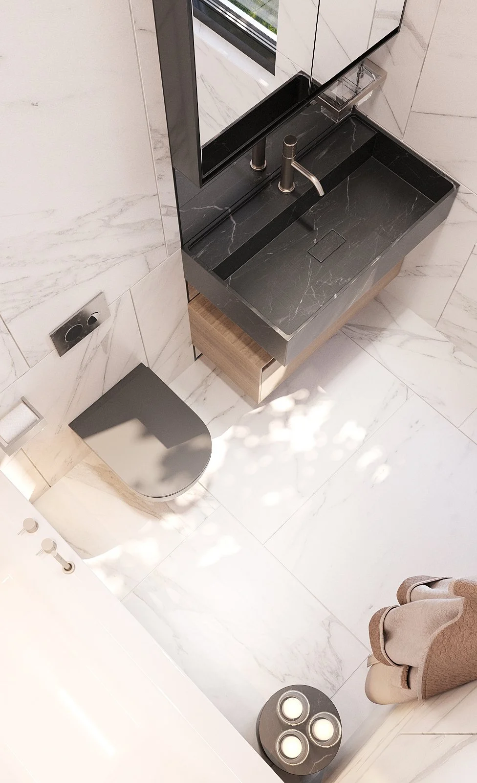 2nd Guest Bathroom 4 - Overhead