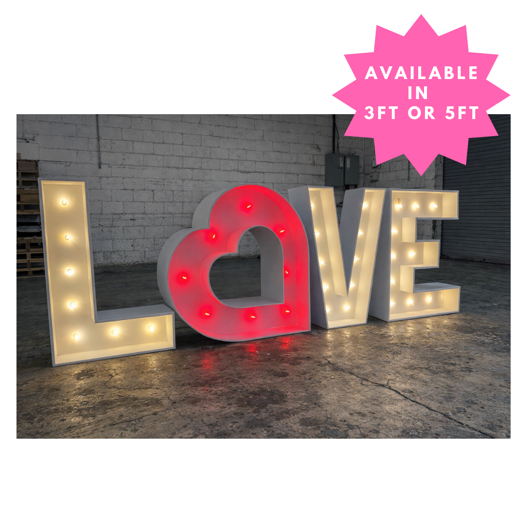 Marquee L.O.V.E. Sign