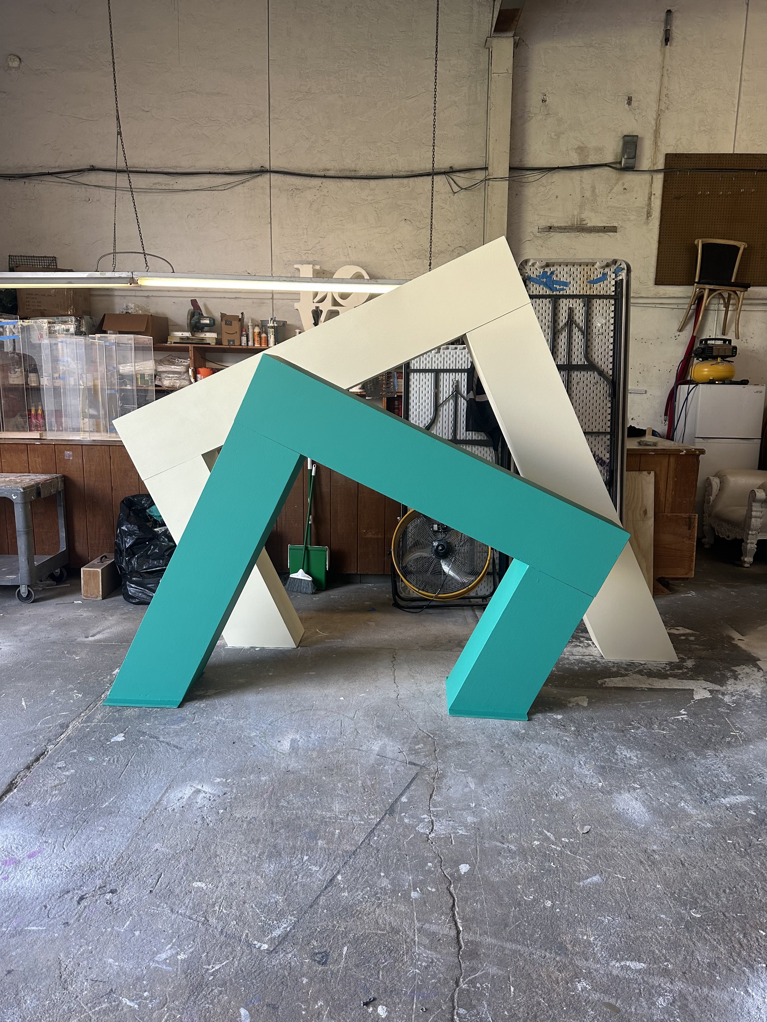 3D SLANTED ARCH WALLS (SET OF2)