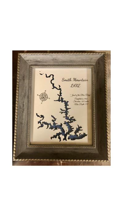 Smith Mountain Lake framed image