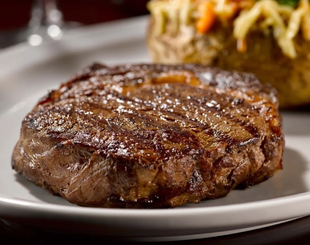 Ojo de Bife Argentino (Coração de Vazia) na grelha - Restaurante Belos Aires Portugal.