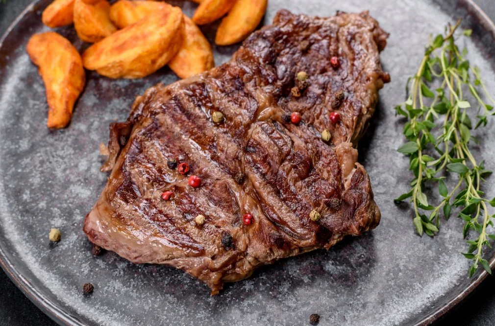 Ojo de bife carne argentina grelhada na brasa - Restaurante Belos Aires