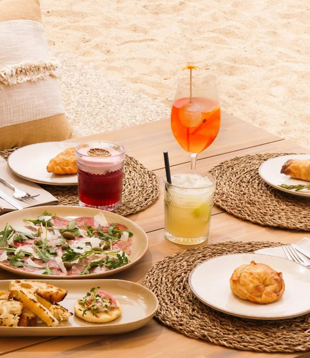 Esplanada a beira mar no nosso restaurante argentino