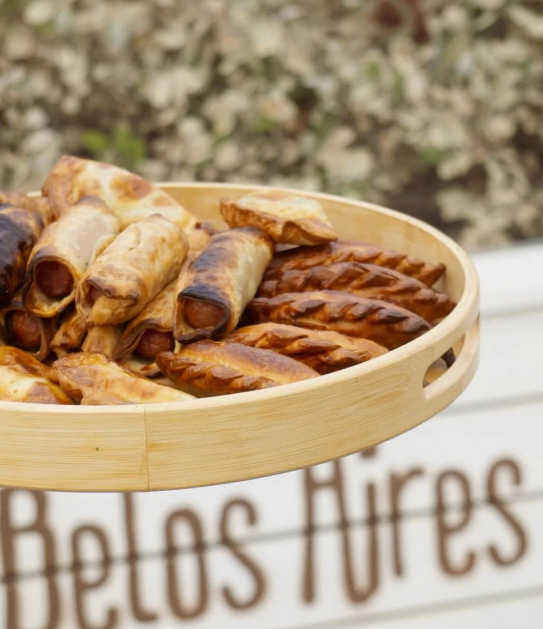 Empanadas argentinas na praia