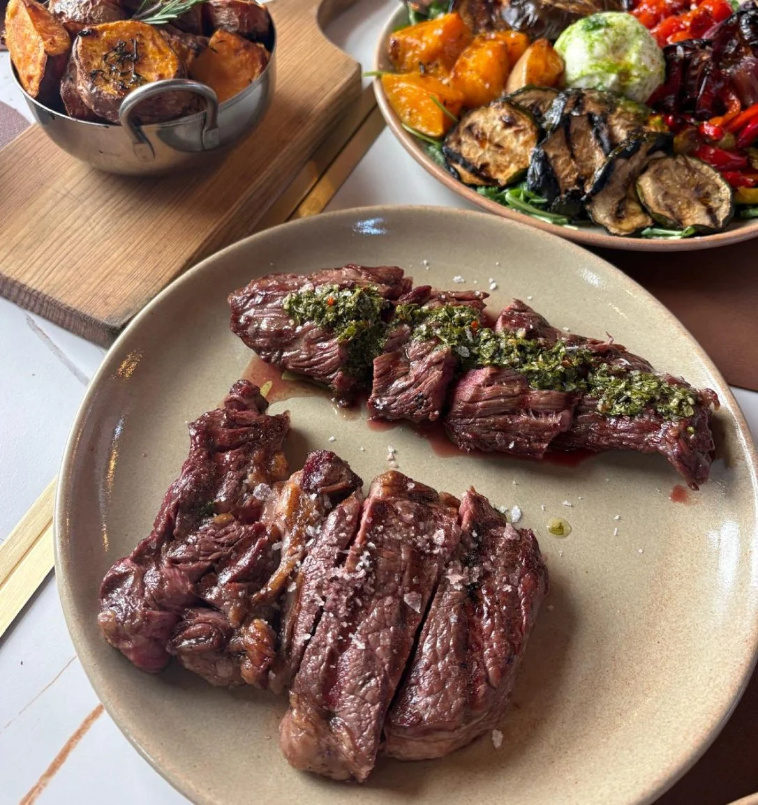 Entraña argentina grelhada na brasa - Restaurante Belos Aires