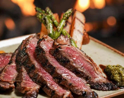 Entraña argentina grelhada na brasa - Restaurante Belos Aires