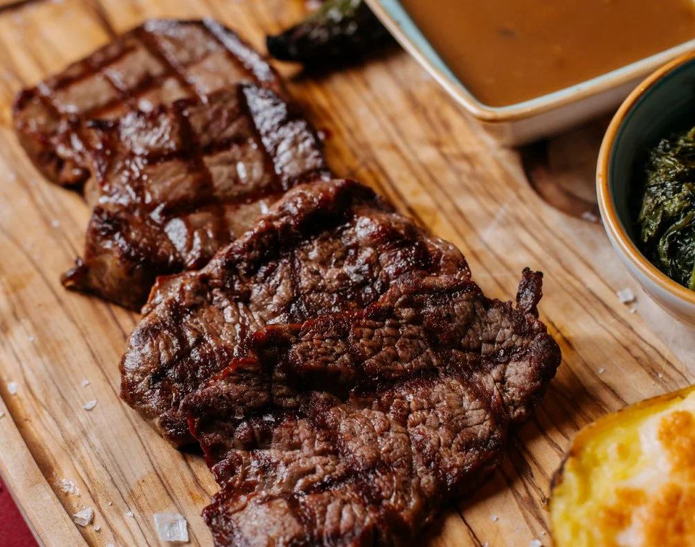 Entraña argentina grelhada na brasa - Restaurante Belos Aires