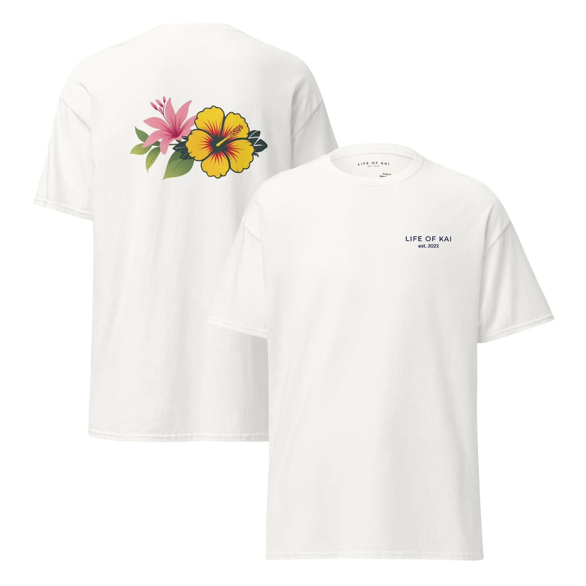 Short Sleeve Embroidery & Print Logo Tee
