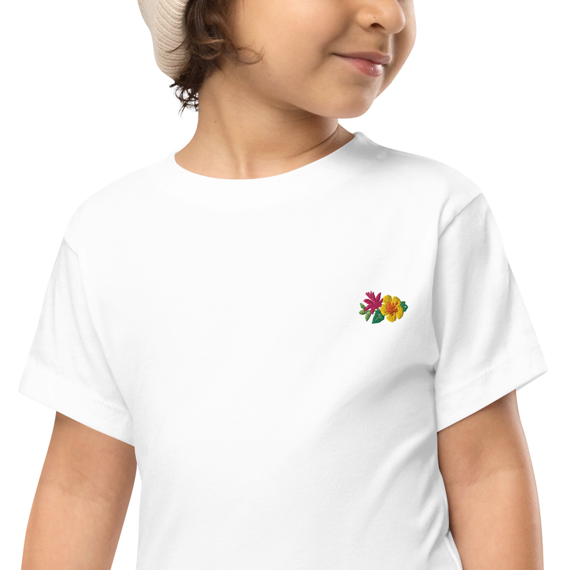 Toddler Short Sleeve Embroidered Tee