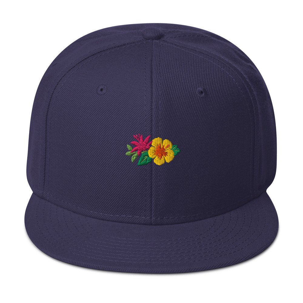 Embroidered LOGO Snapback Hat