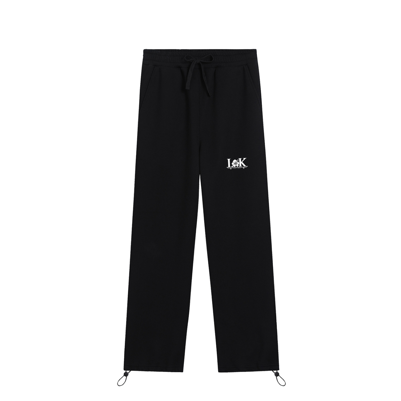 Essential Drawstring Straight-Leg Sweatpants