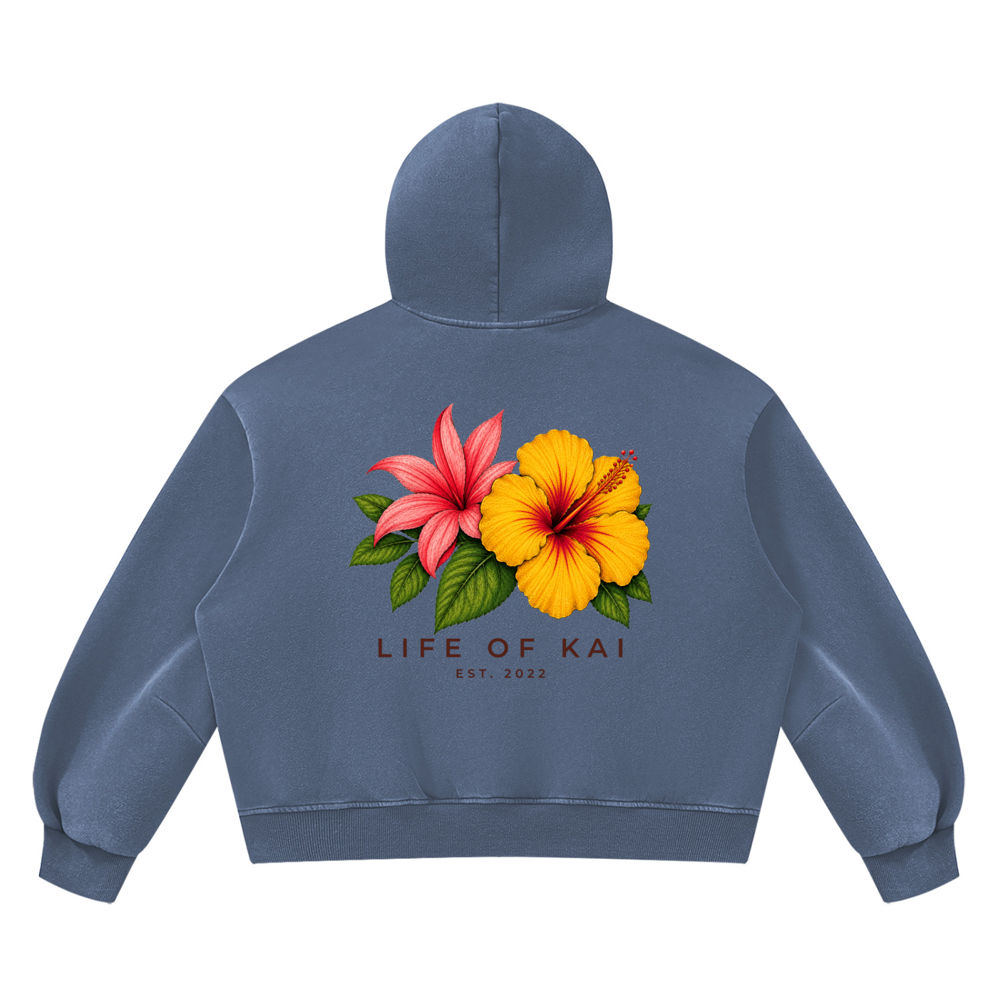 Unisex Vintage Wash Boxy Fleece Hoodie