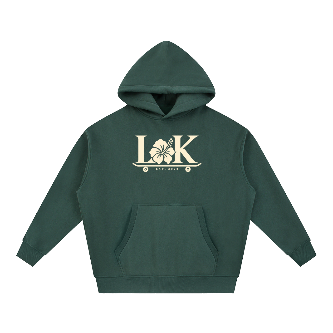 Essential Oversized Boxy Fit Fleece Hoodie