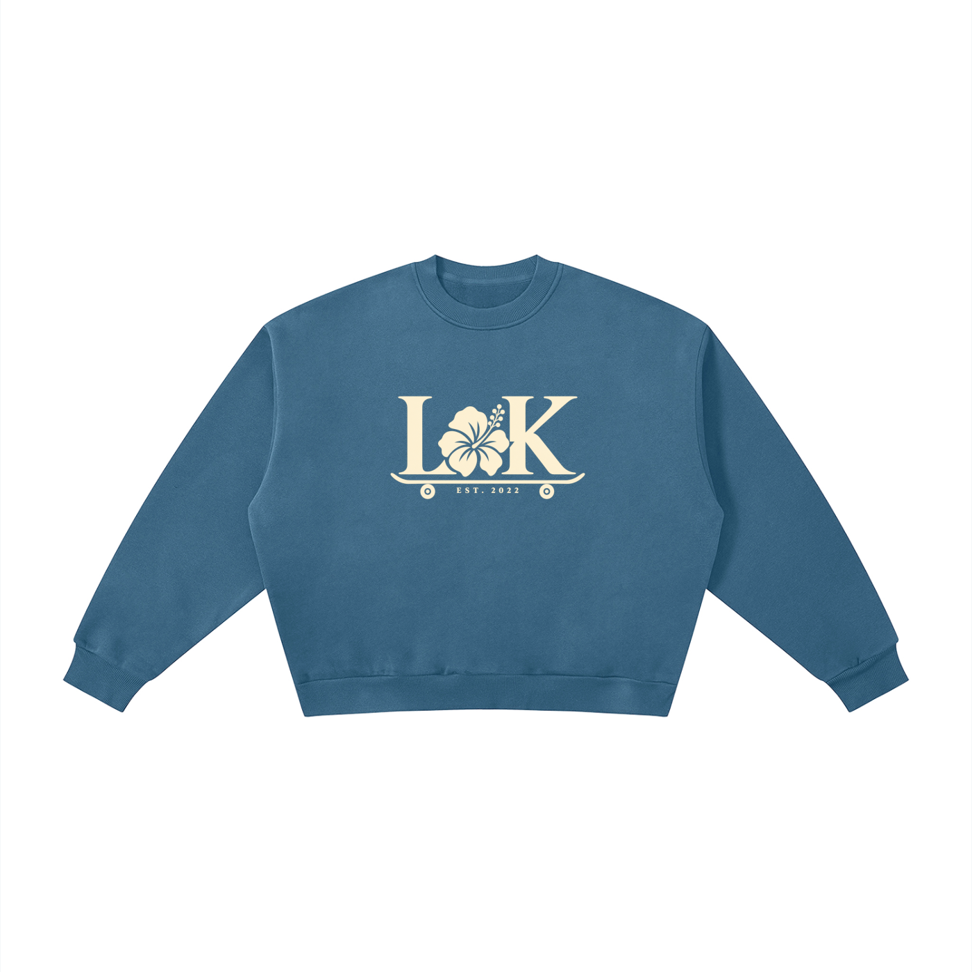 Boxy Fleece Crewneck Sweatshirt