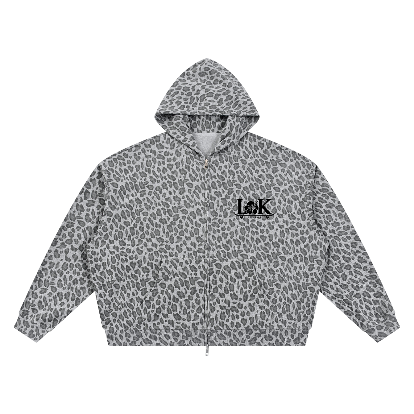 LOK SB Waffle Full Zip Hoodie