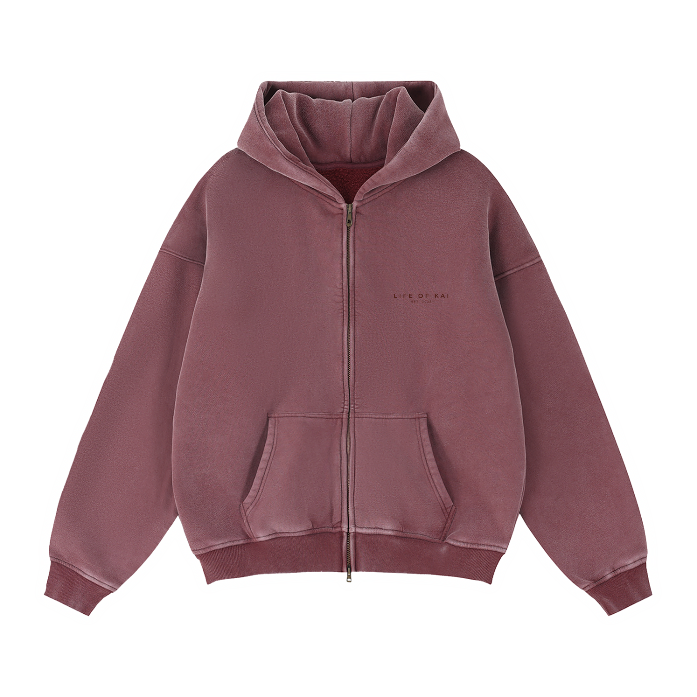 LOK SB Zip-Through Box Hoodie