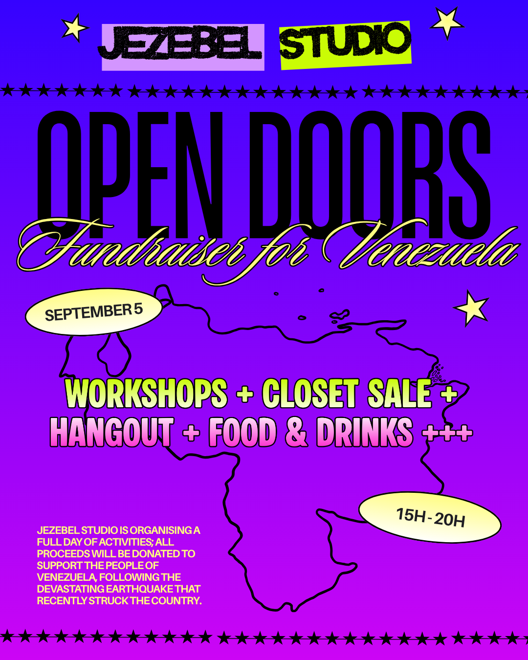 OPEN DOORS//FUNDRAISER FOR VENEZUELA