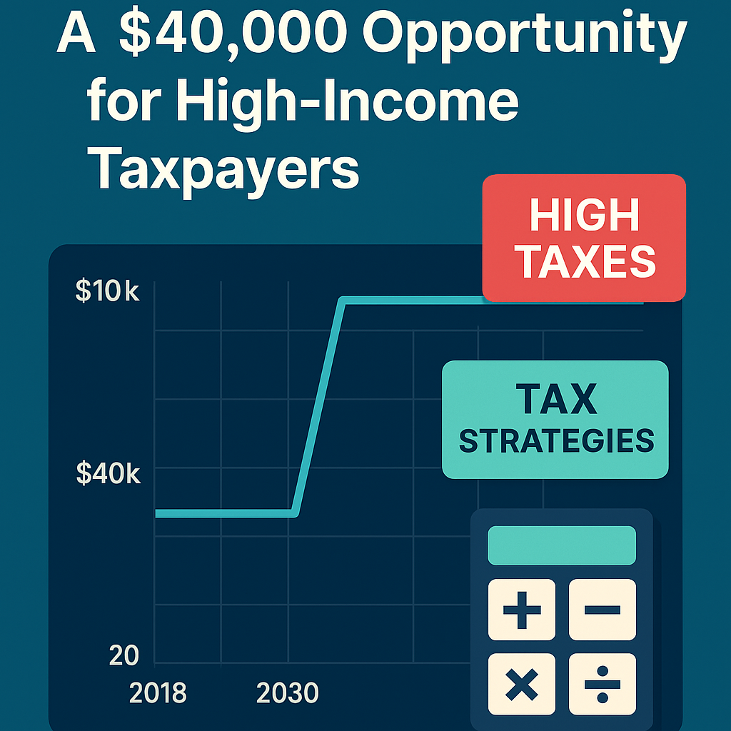 The SALT Cap Surge: A $40,000 Window High-Income Taxpayers Can’t Afford to Miss