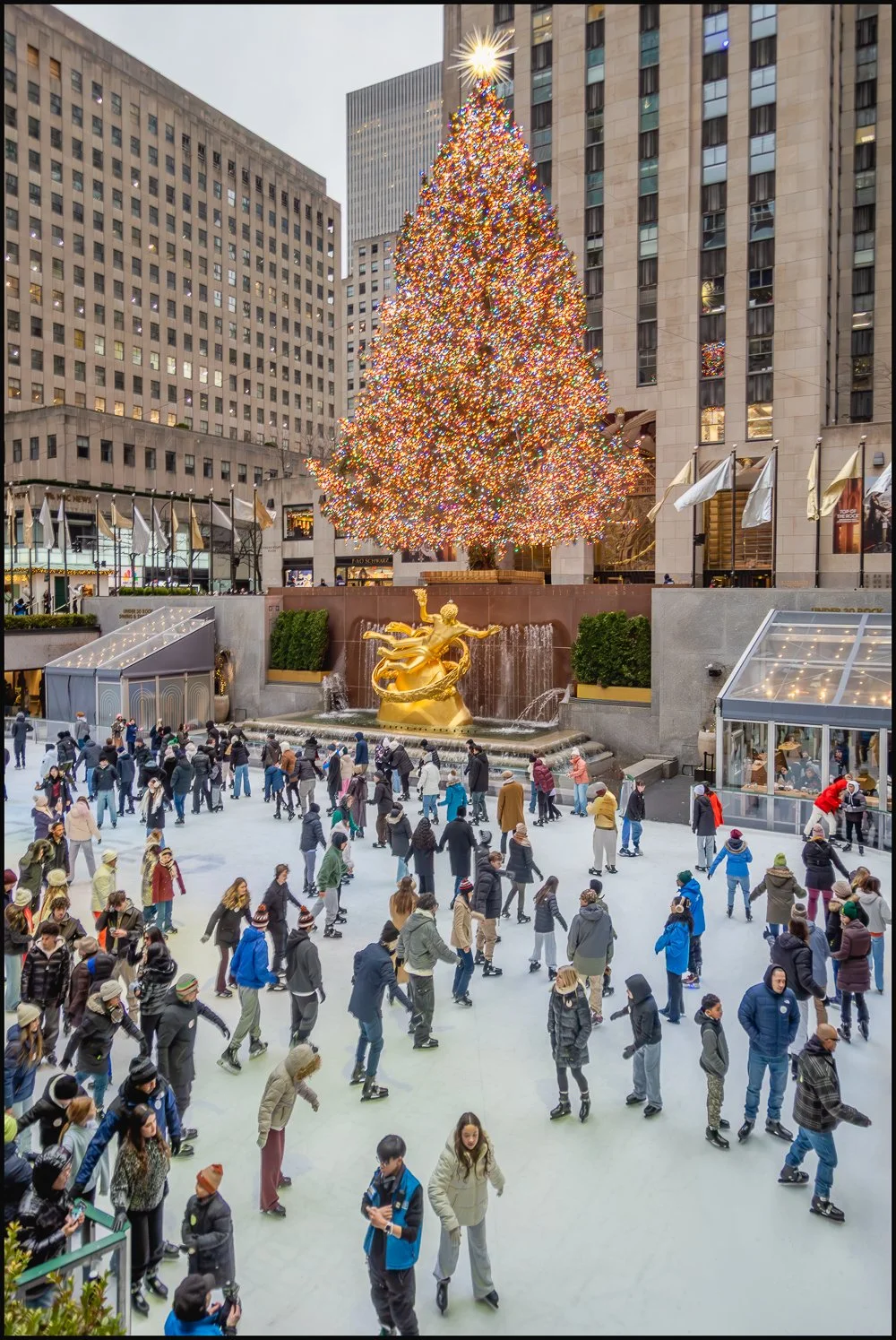 Rockefeller Center Christmas Tree.  December 2025