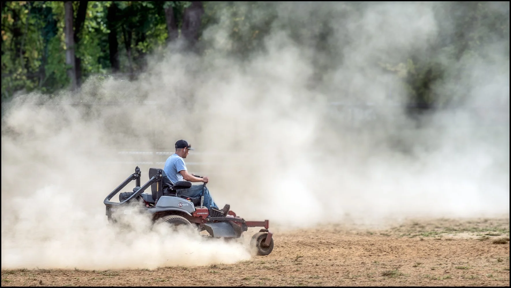 Clouds of Dust.  Briarcliff Manor, NY, October 2025