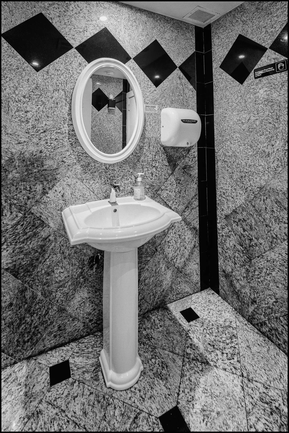 Restroom at The Sailhouse.  Ossining, NY.  November 2025.