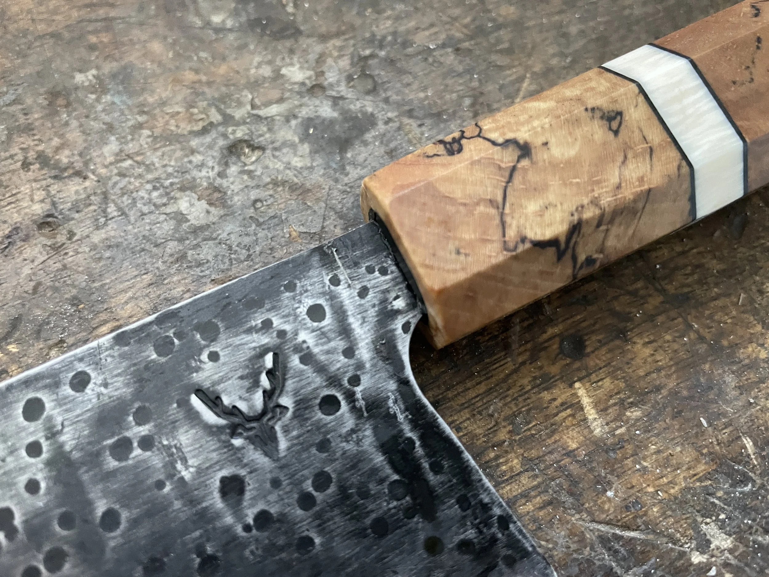 Japanese Chef Knife close up