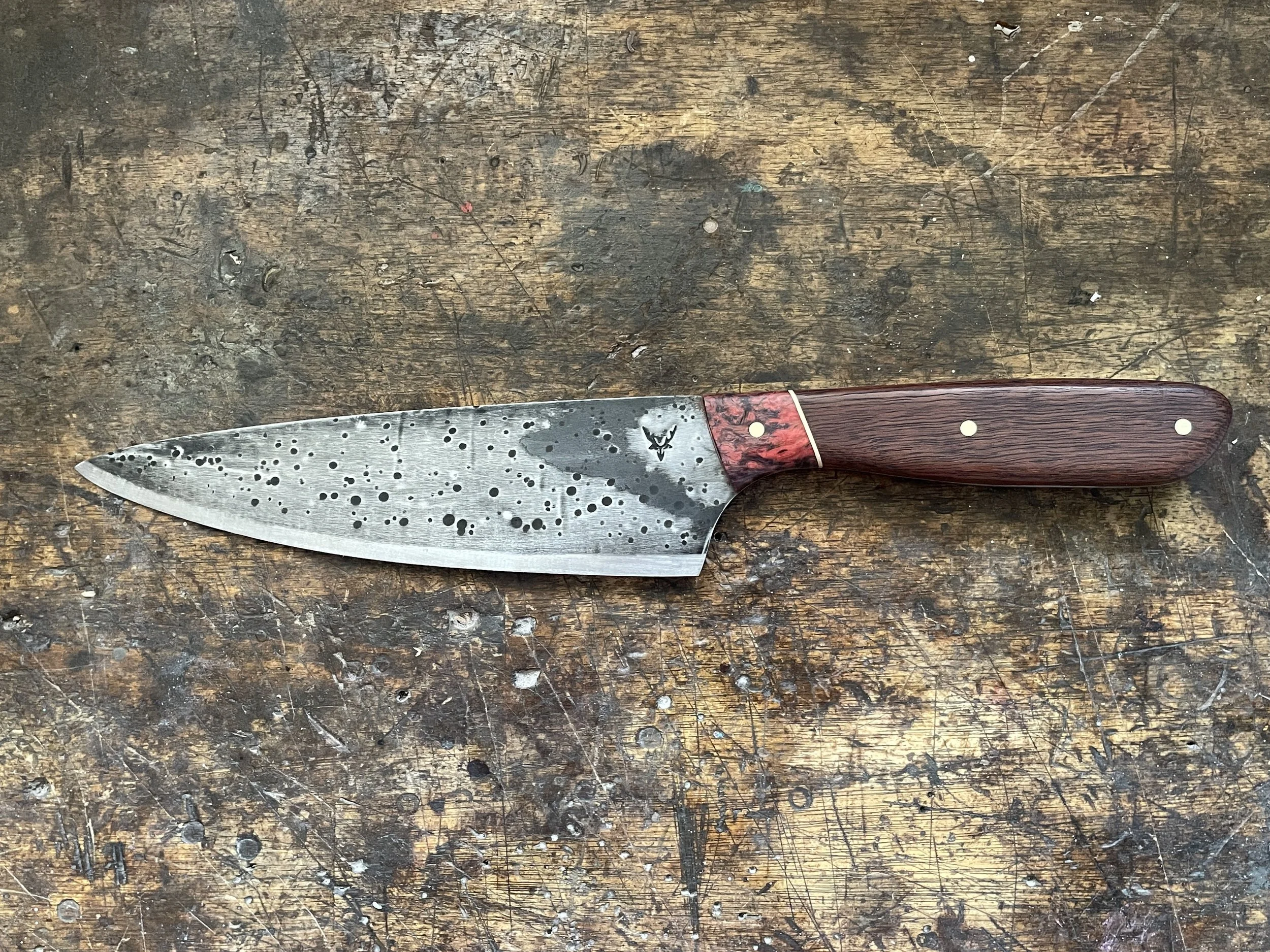 6 inch chef knife rata facing left