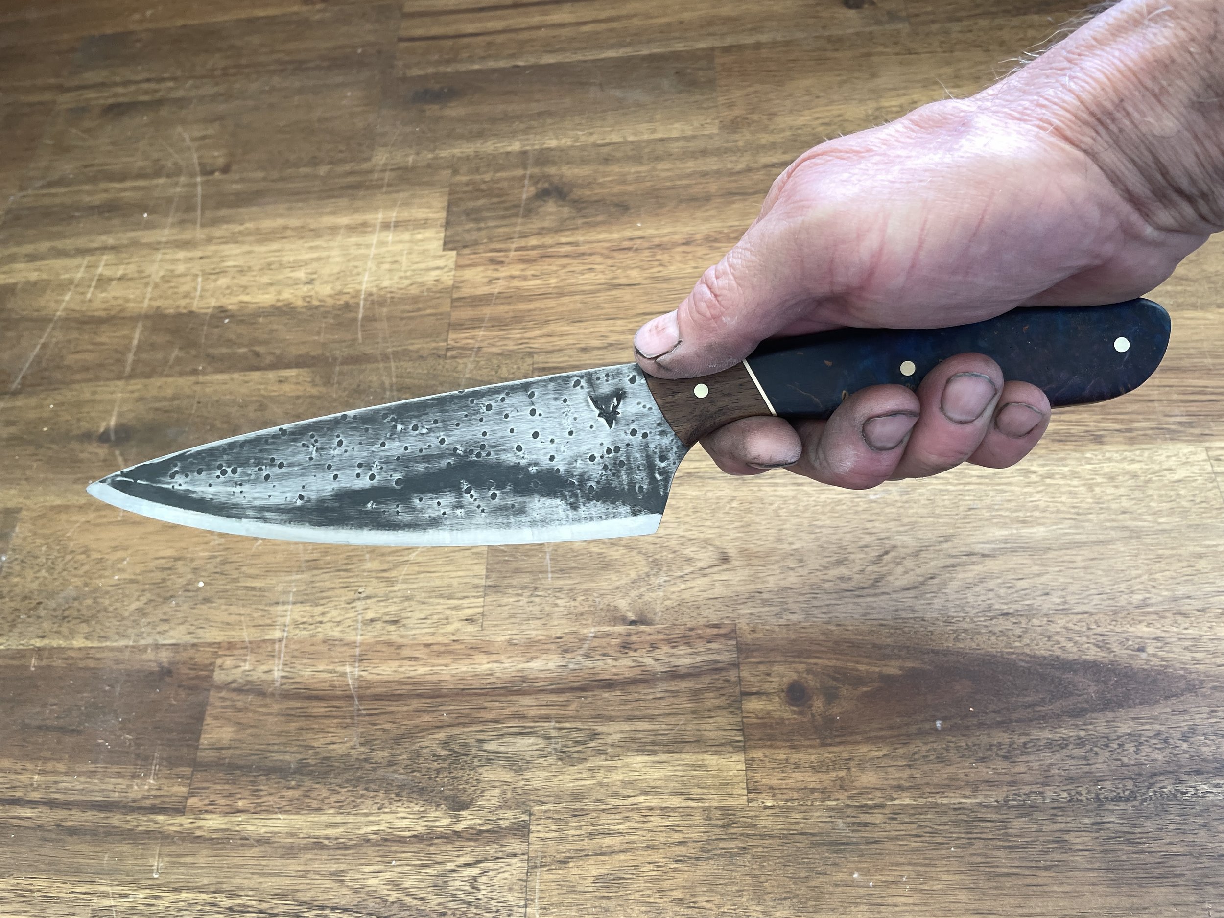 Chef Knife in the hand