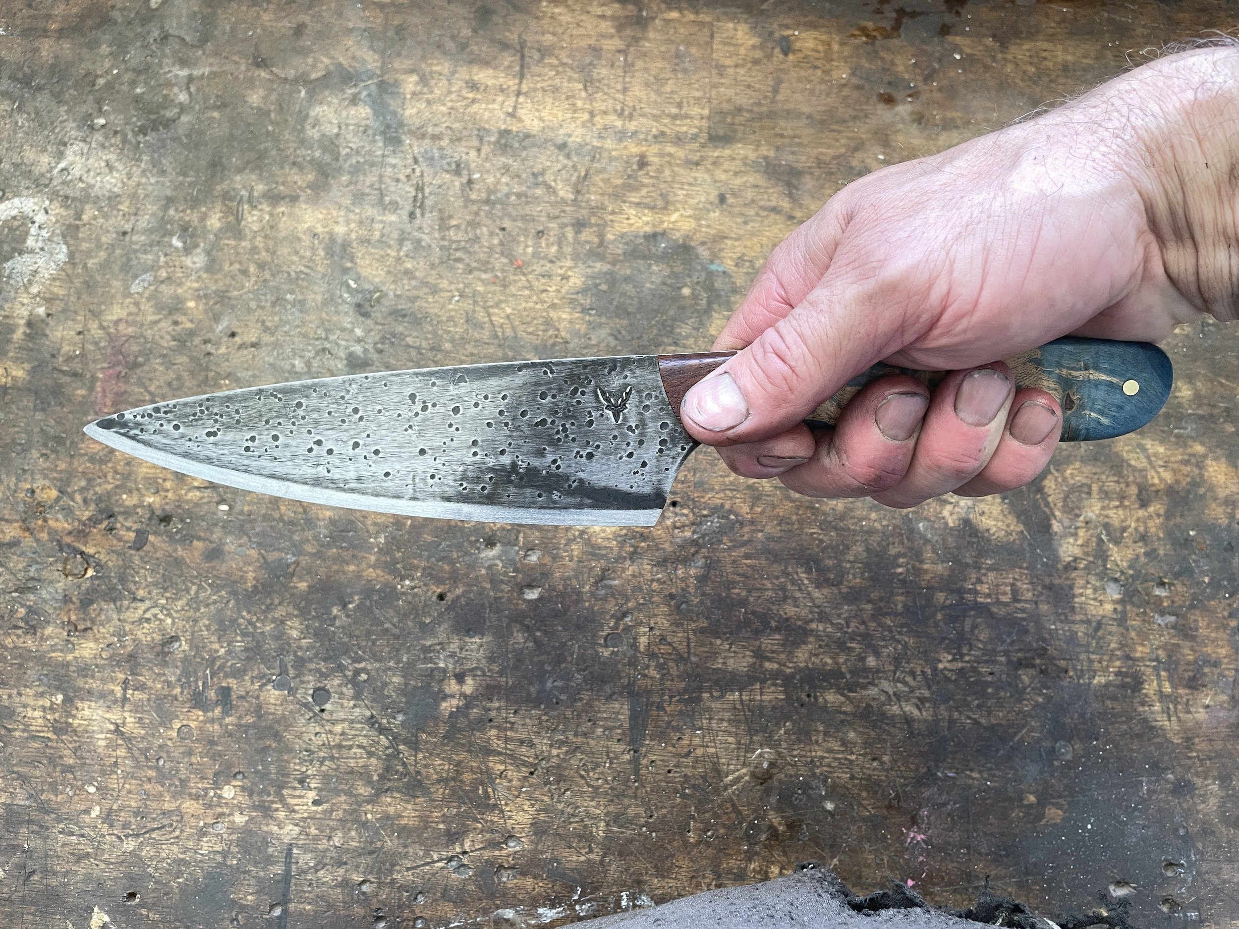 Chef Knife in the hand