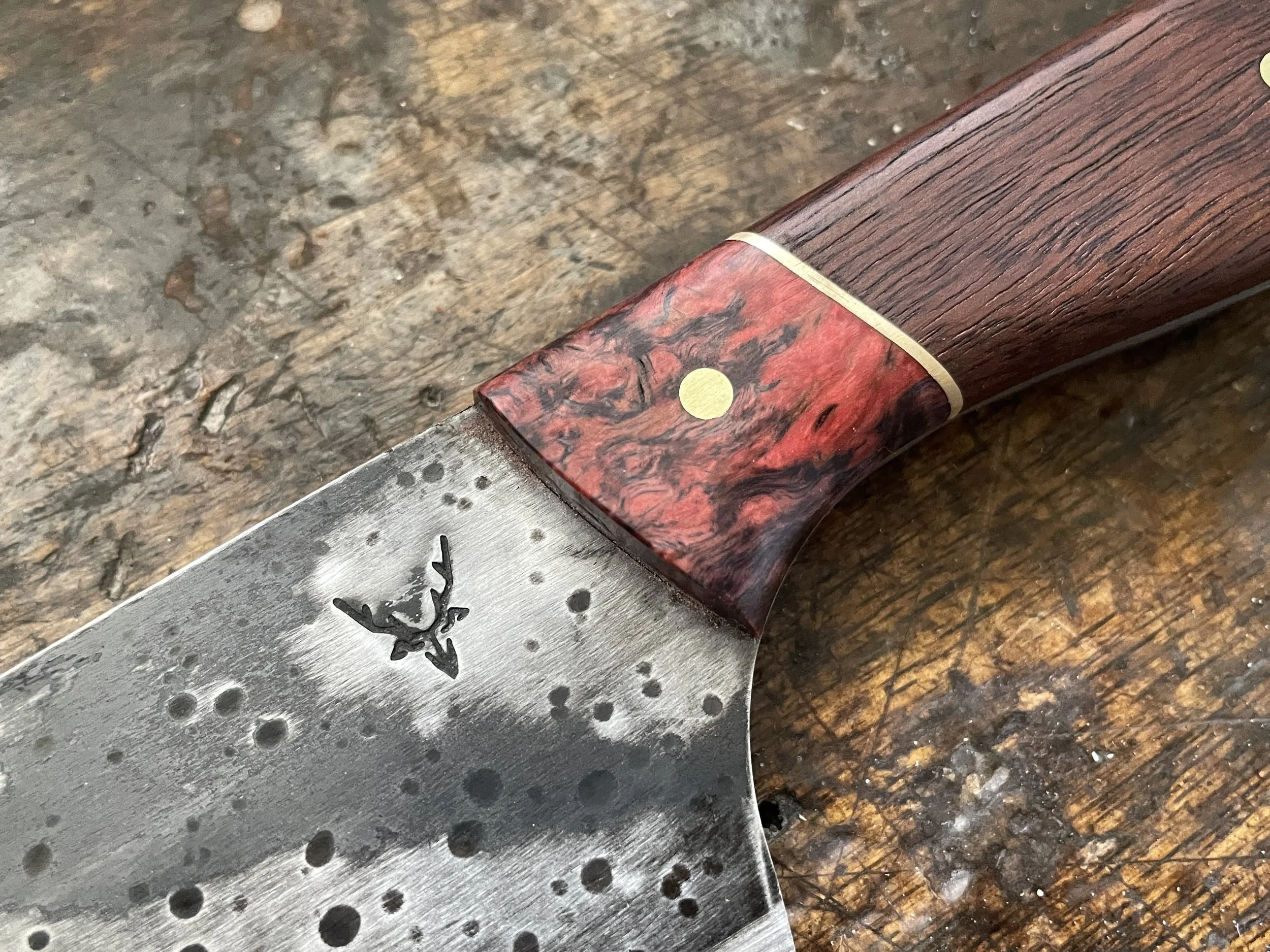 6 inch chef knife rata close up