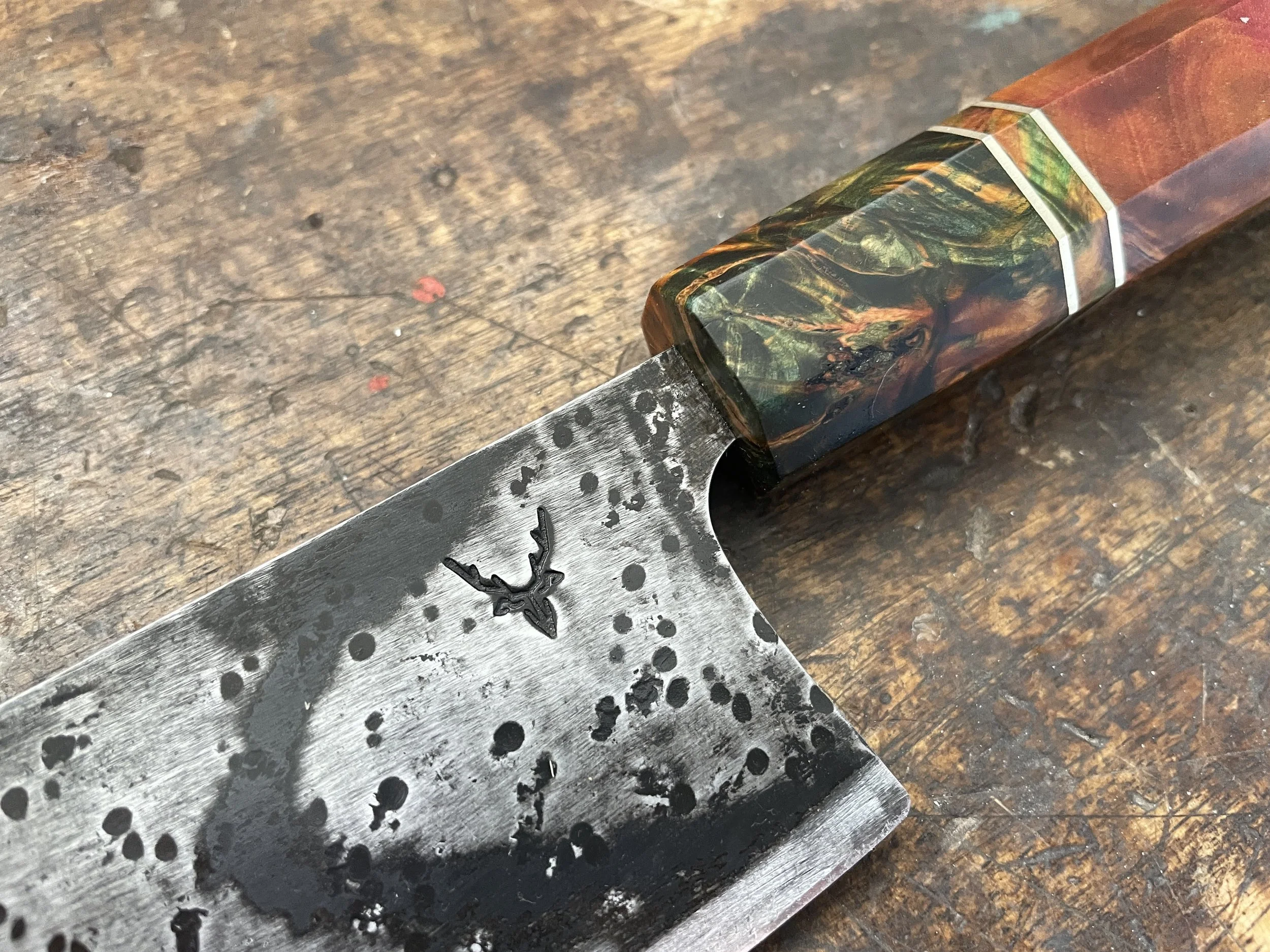 Japanese Chef Knife close up