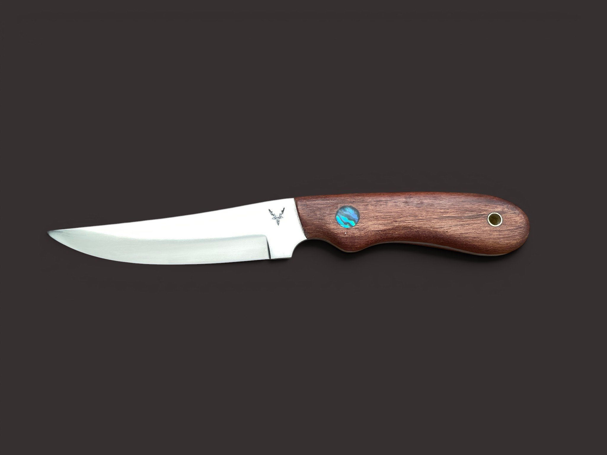 Bird & Trout Knife - Rata & Paua