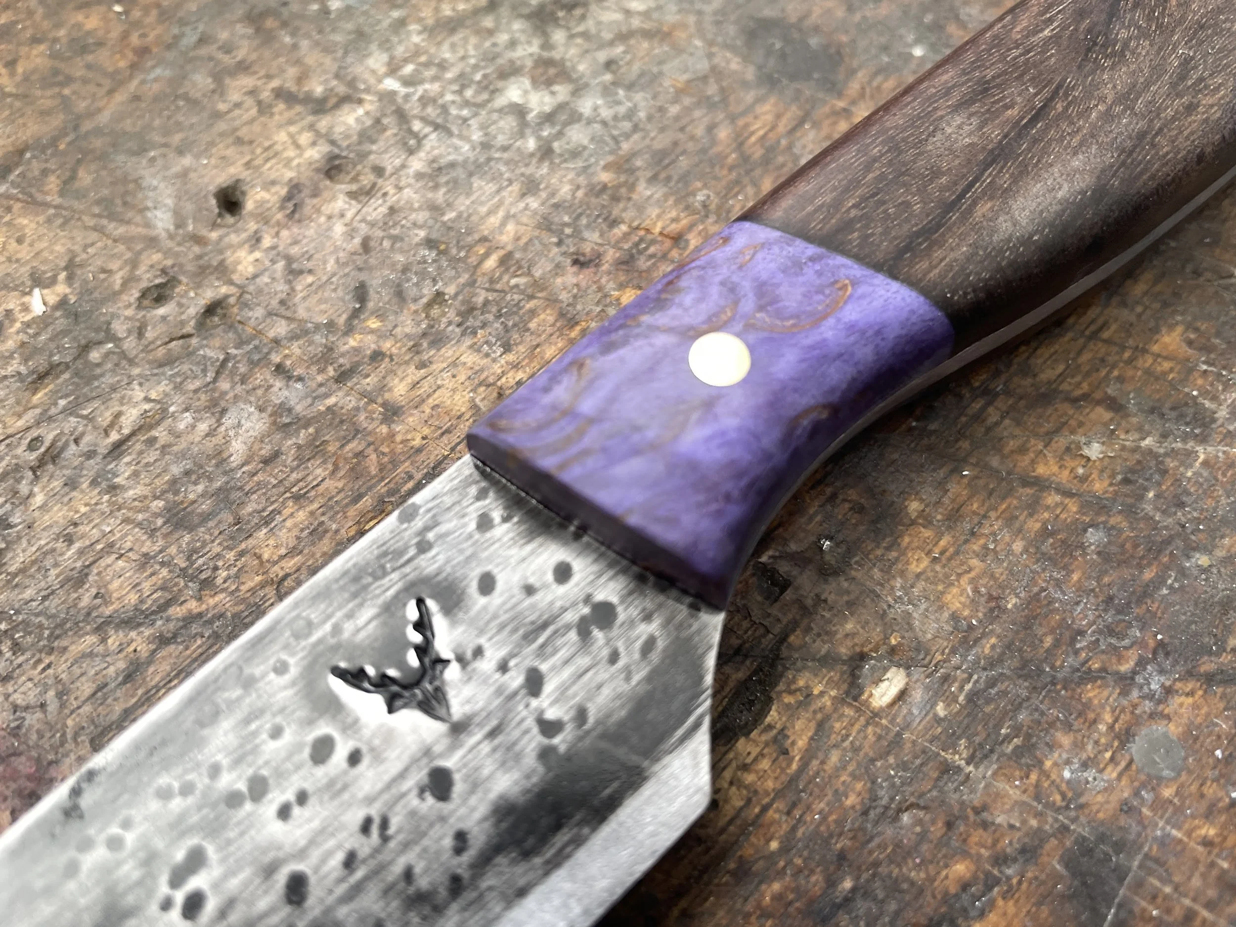 Utility Knife ebony close up