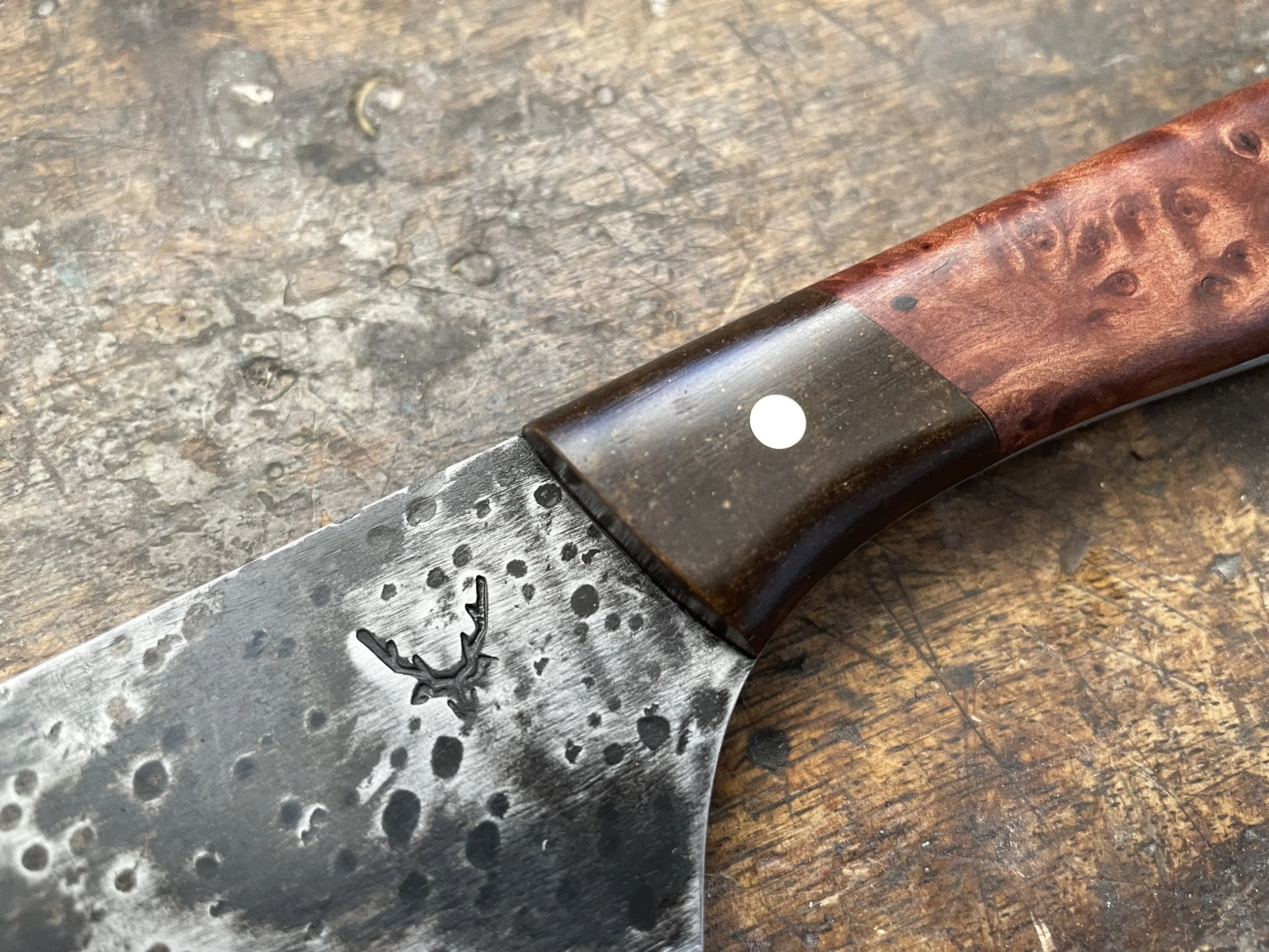 6 inch chef knife close up