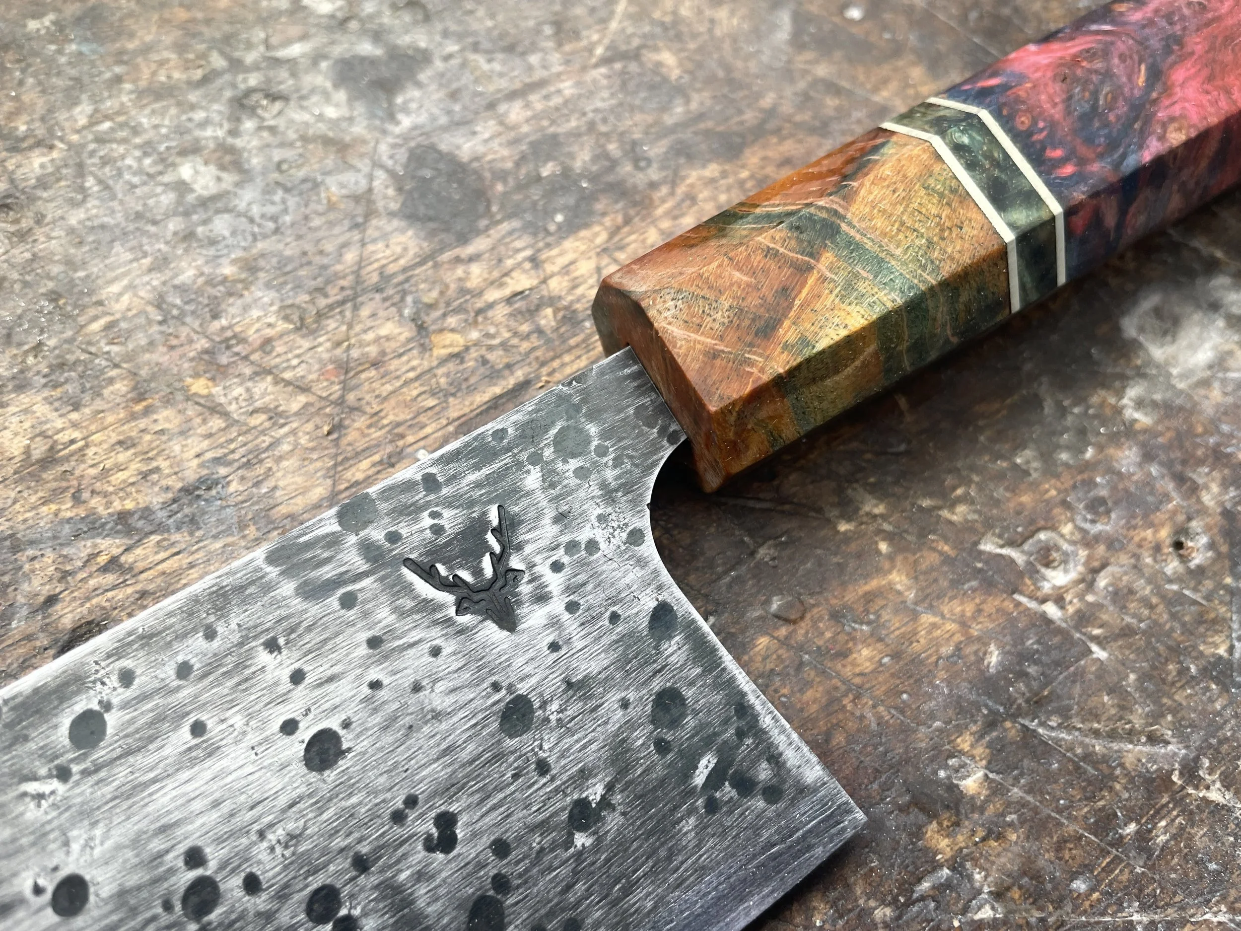 Japanese Chef Knife close up