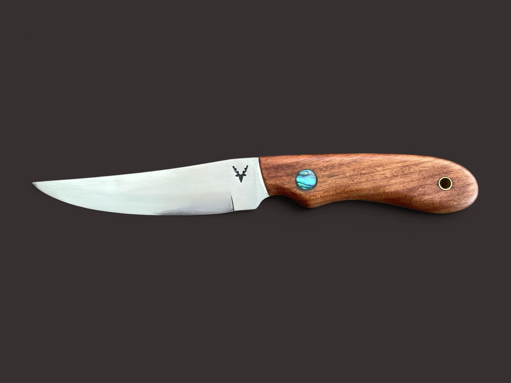 Bird & Trout Knife - Rata & Paua