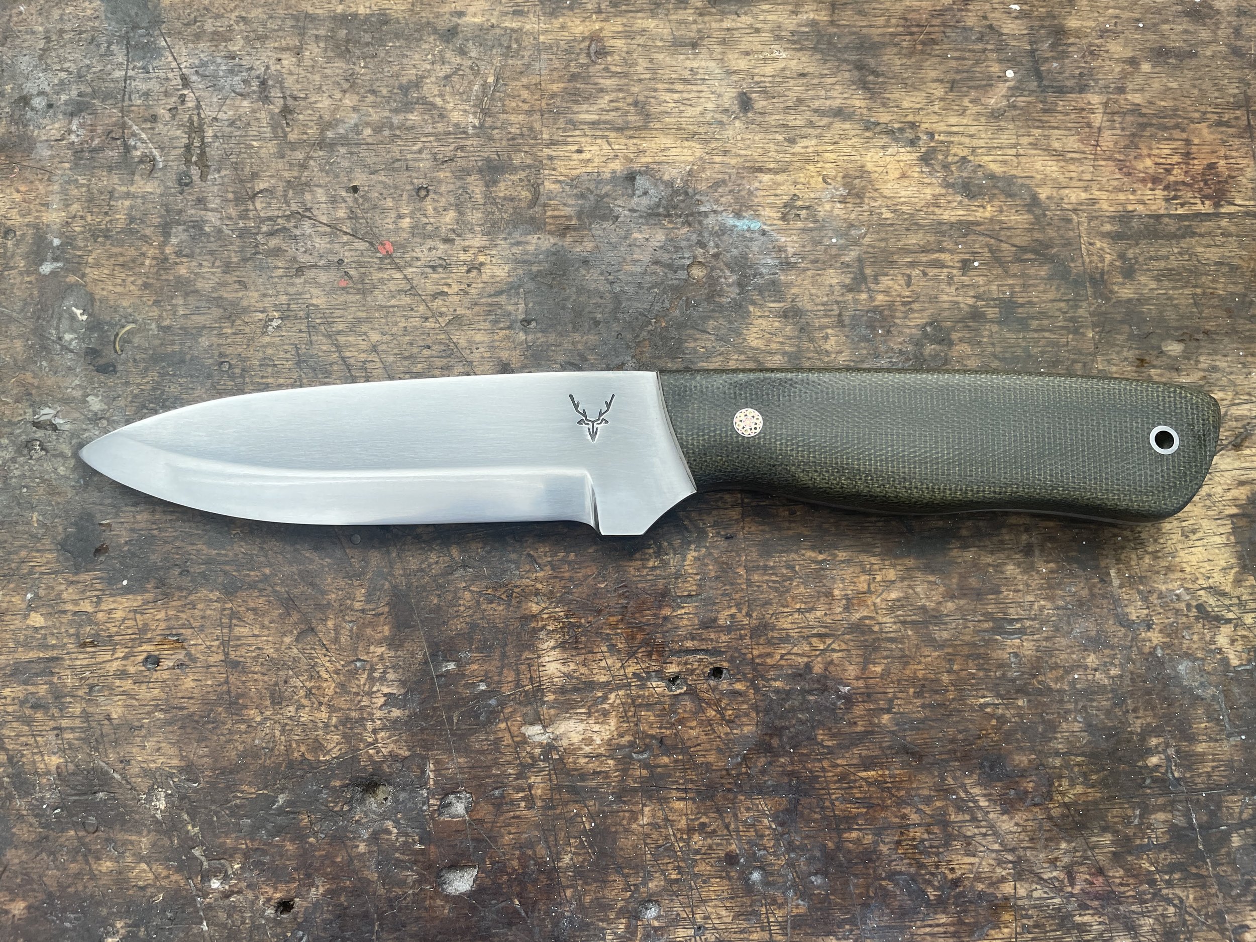 Bushman Green Micarta