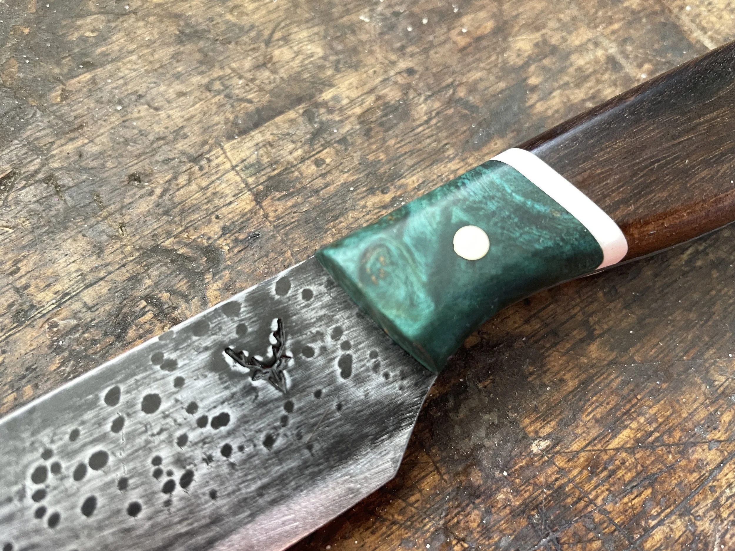 G10 licorish 4" utility knife close up