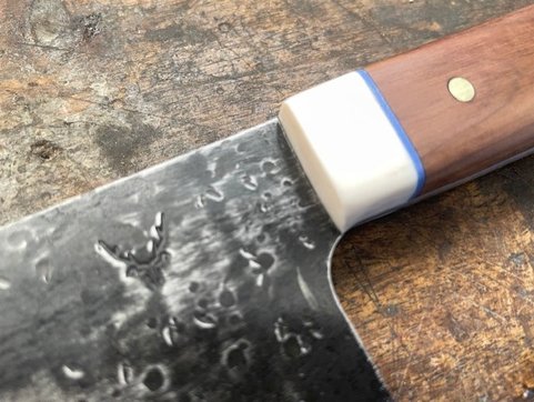 Walnut Cleaver close up
