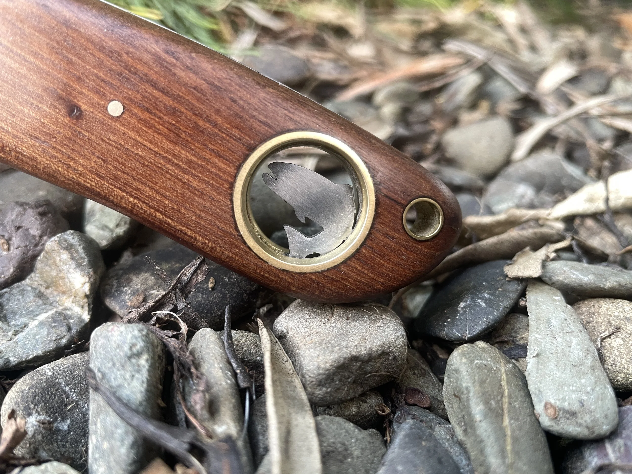 Fishing Companion knife close up outside