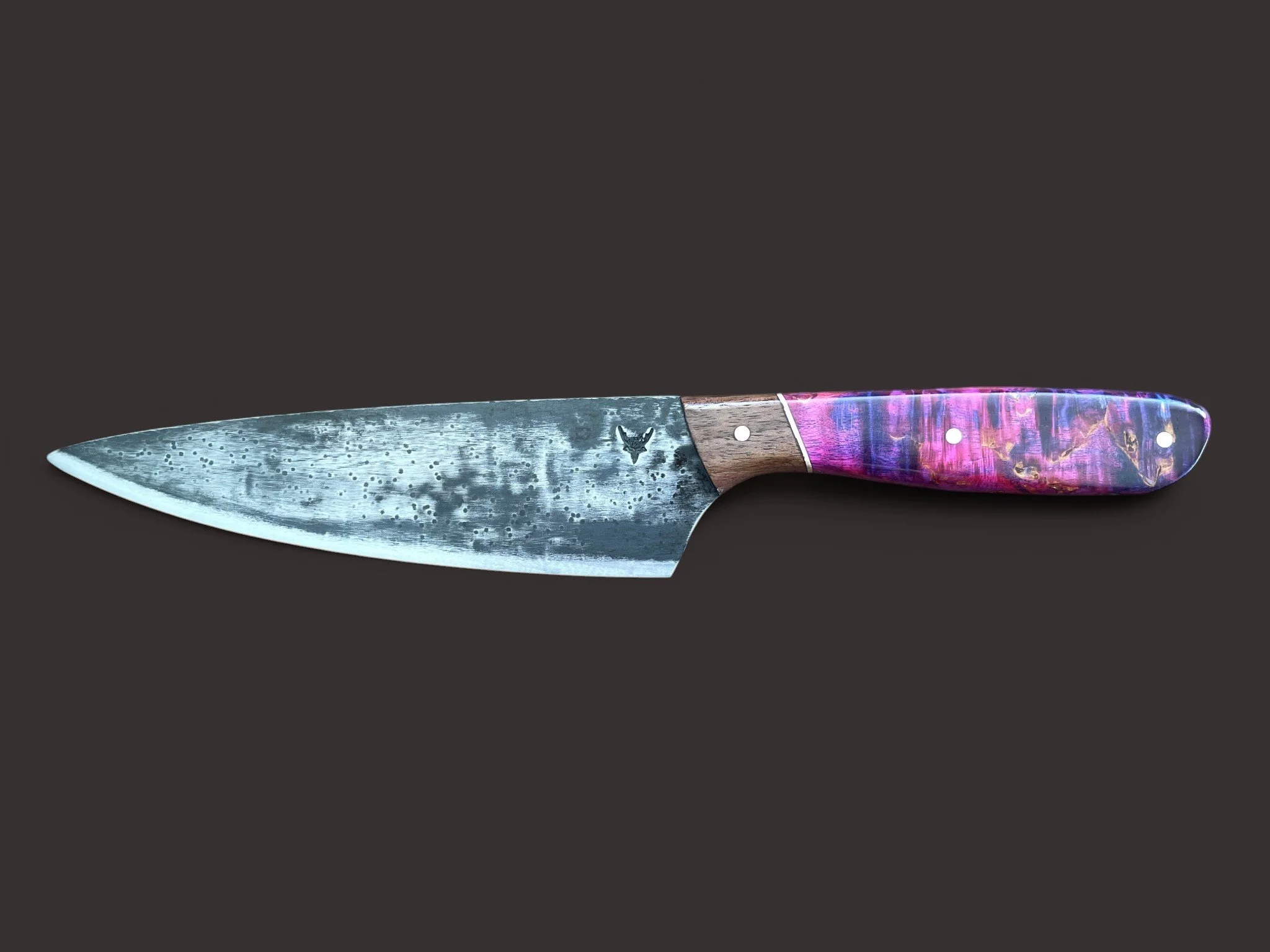 Chef Knife - 7-inch - Curly Birch & Teak