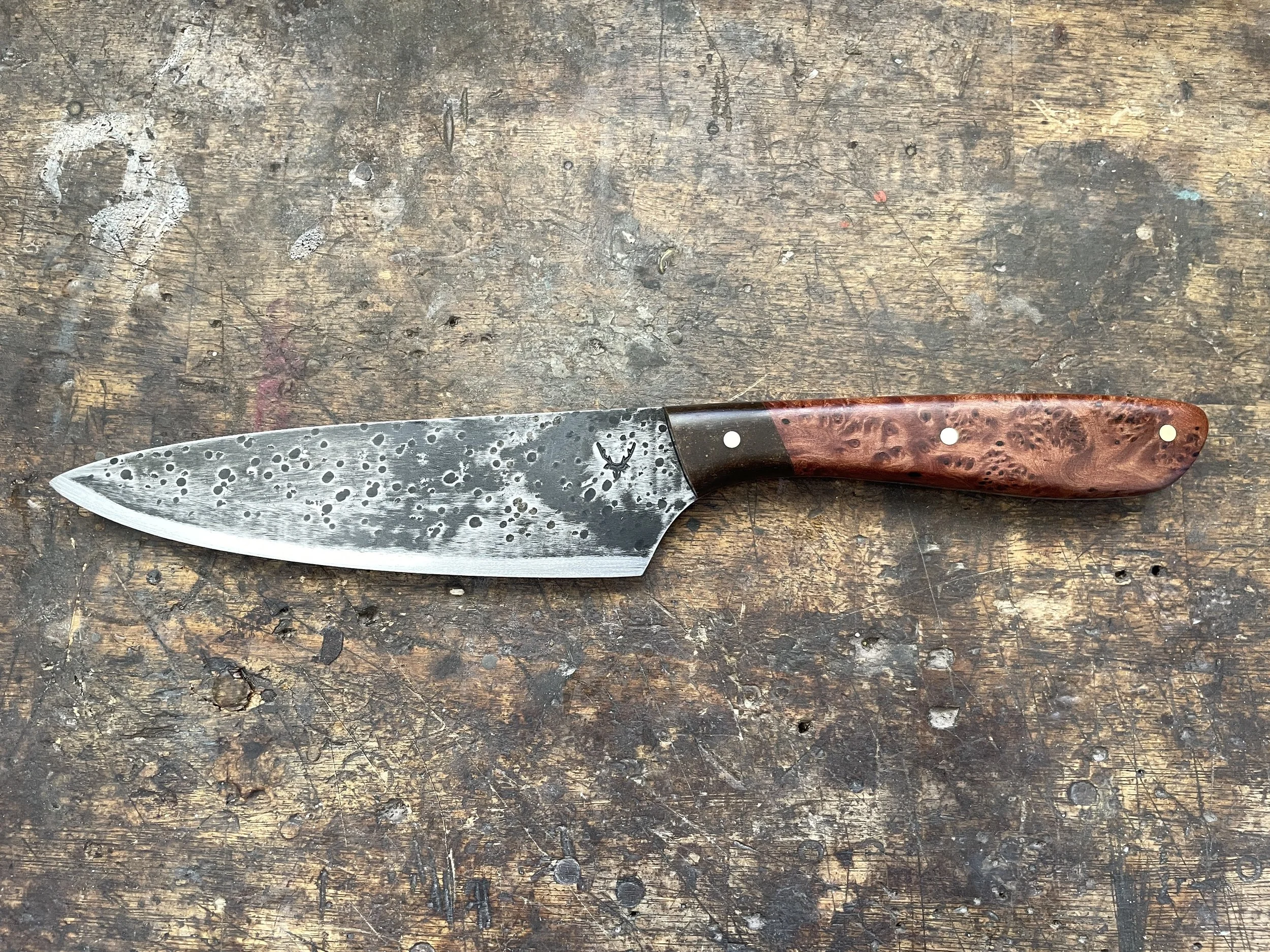 Chef Knife - 6-inch - Totara Burl