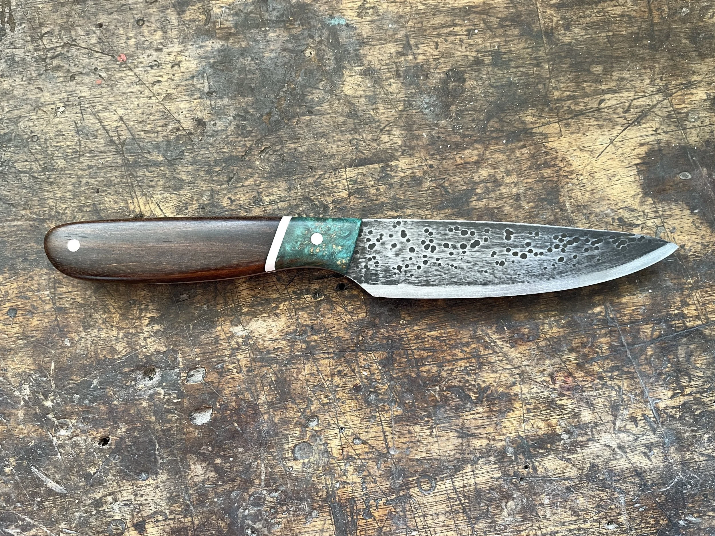 G10 licorish 4" utility knife facing right