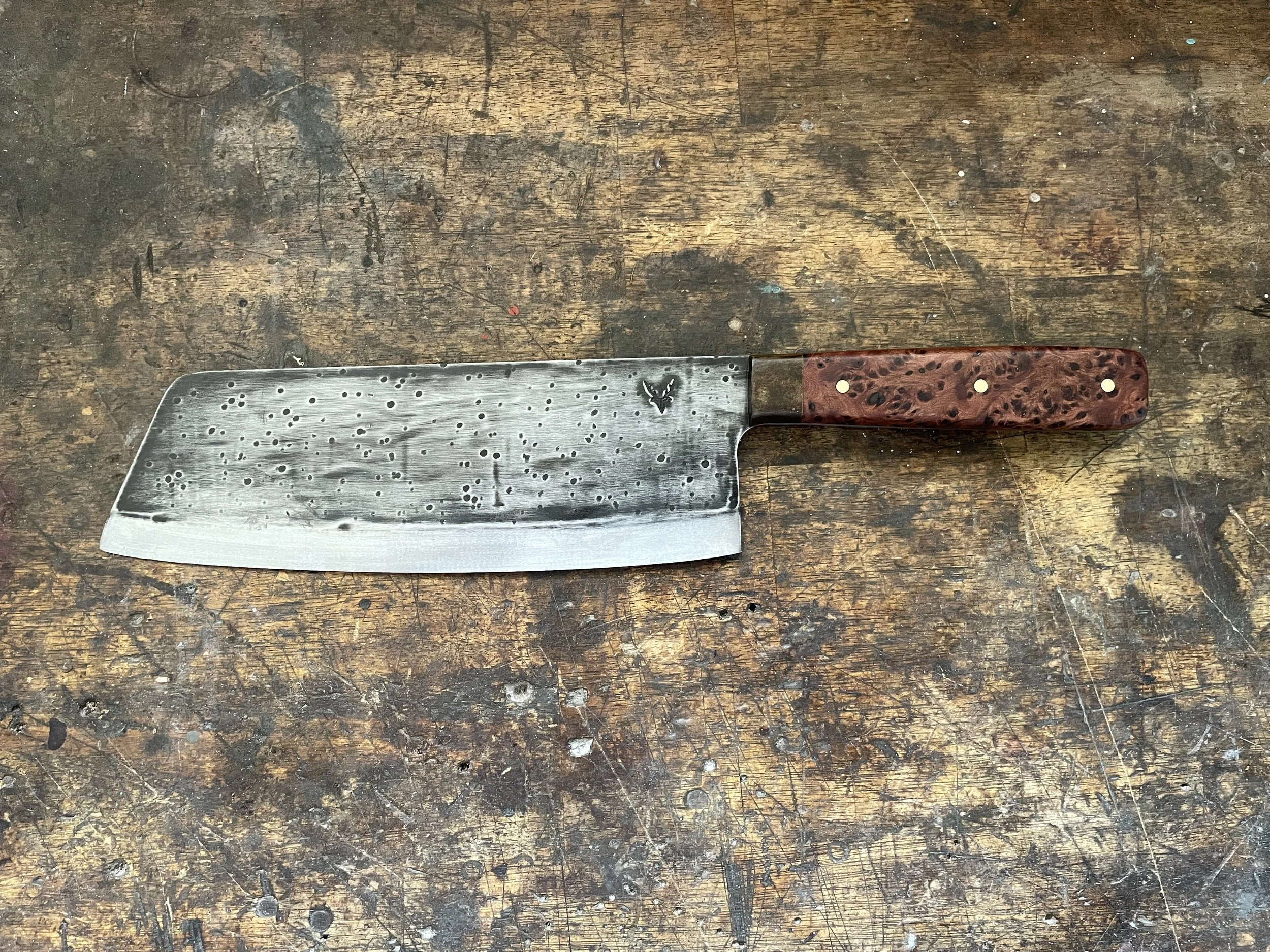 Chef Cleaver - Totara Burl