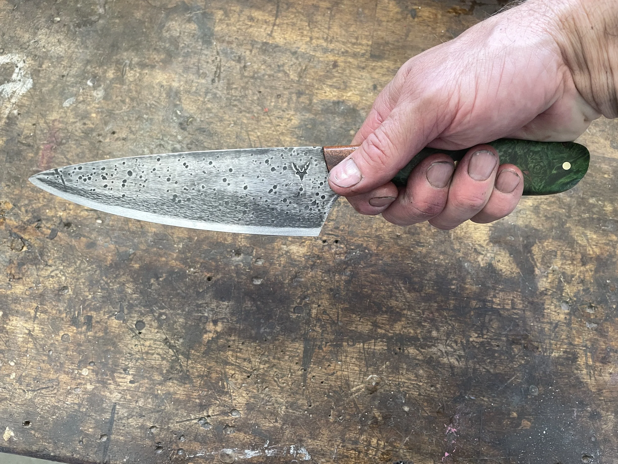 Chef Knife in the hand