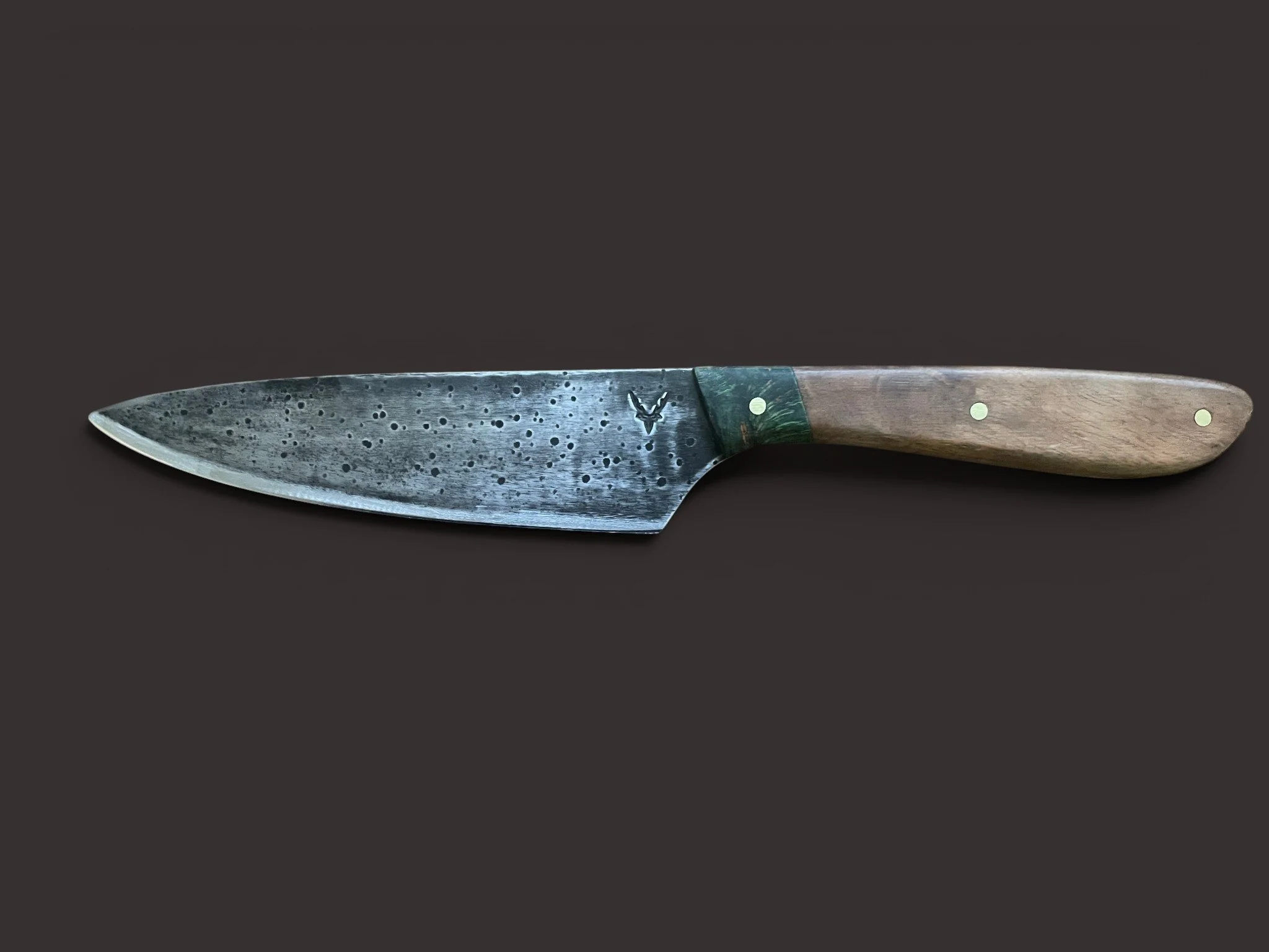 Chef Knife - 6-inch - Walnut & Curly Birch