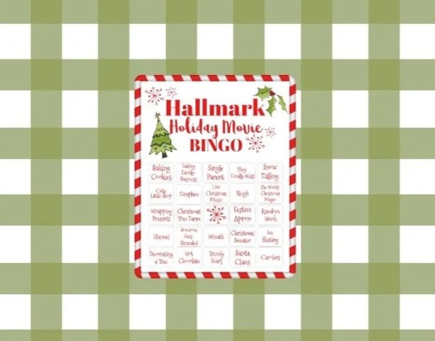 Hallmark Christmas Movie Bingo