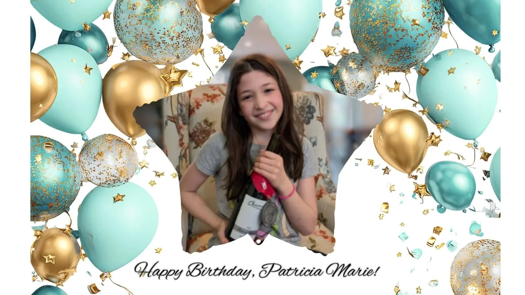 Happy Birthday, Patricia Marie!